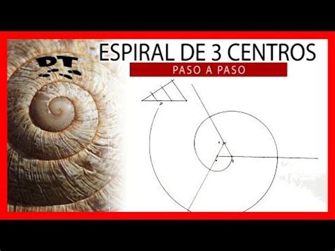 Como Dibujar Una Espiral De Tres Centros Dibujo T Cnico Paso A