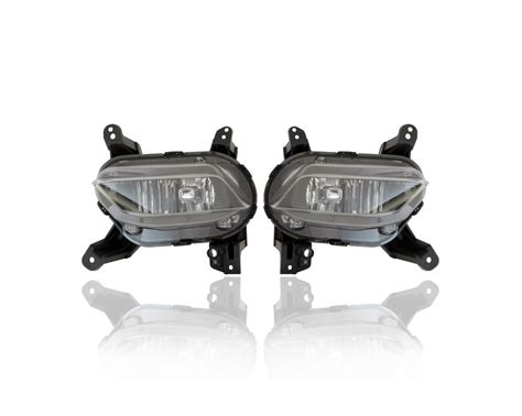 Fog Light Assembly Compatible Replacement For Hyundai Santa Fe