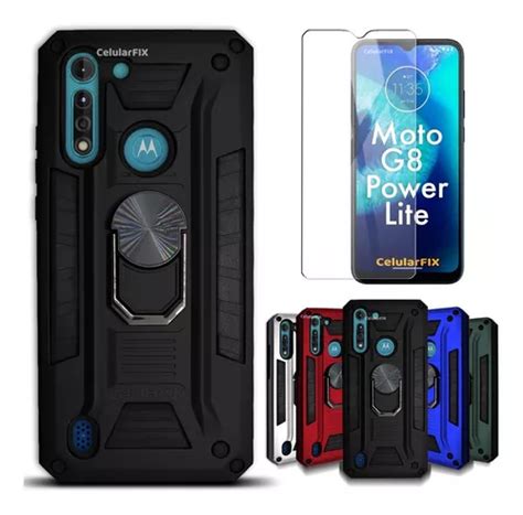 Funda P Moto G8 Power Lite Uso Rudo Con Anillo Sujetador MercadoLibre