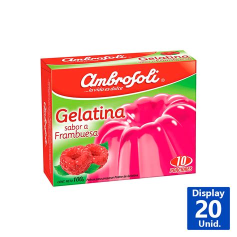 Gelatina Frambuesa 100 G Dimak Online