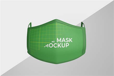 Free Face Mask Mockup on Behance