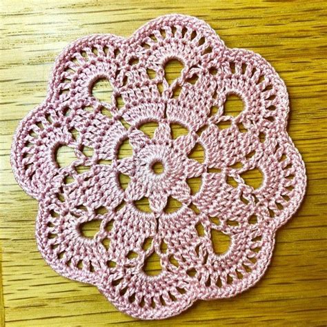 Doily Coaster Crochet Pattern Small Doily Lace Coaster Easy Etsy A7E