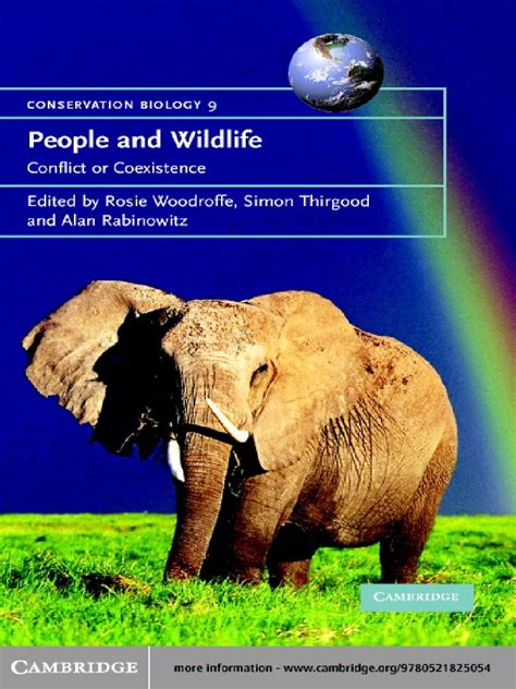 E Book Woodrof Et Al 2005 People And Wildlife Conflict Or Co