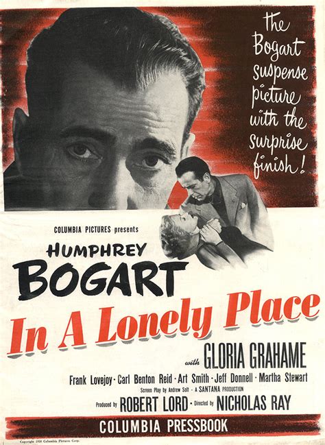 In A Lonely Place 1950 Campaign Book Walterfilm