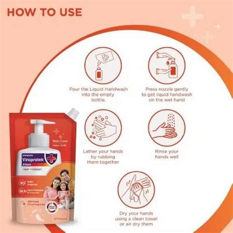 Viroprotek Allura Liquid Handwash at Rs 70 bottle लकवड सप in New