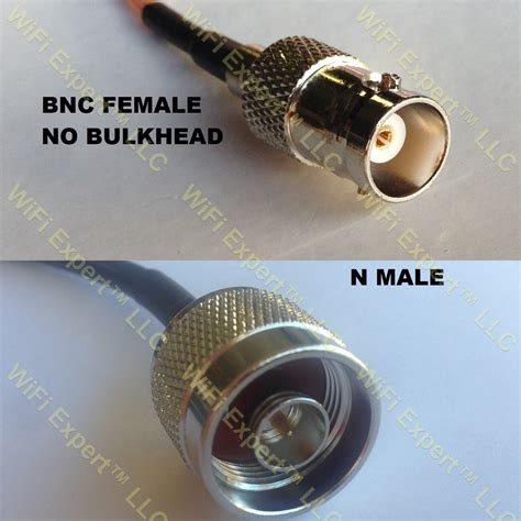 RG400 BNC FEMALE To N MALE Coaxial RF Pigtail Cable RF Coaxial Cables