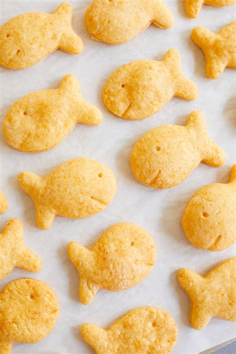 4 Ingredient Homemade Goldfish Crackers Bigger Bolder Baking