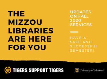 The Mizzou Libraries Are Here For You – Library News