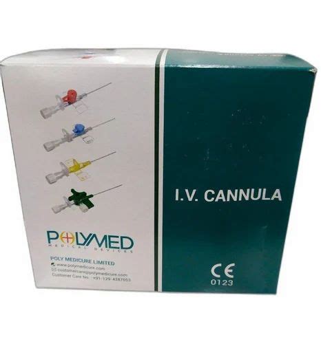 Plastic Polymed IV Cannula 24 For Hospital Size 6inch At Rs 20 Piece