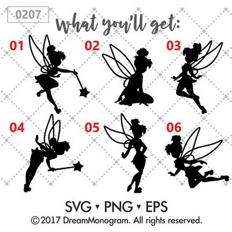 Tinkerbell Tinkerbell Svg Tinkerbell Schneiden Dateien Prinzessin