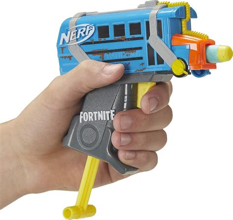 Nerf Fortnite Micro Battle Bus Microshots Dart Firing Toy Blaster