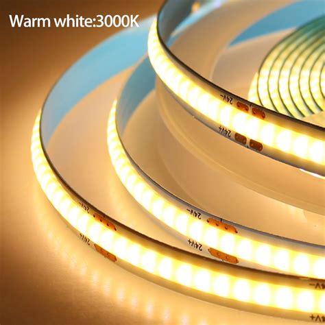 Cob Led Strip Light M M Dc V Led M High Density Flexible Strip