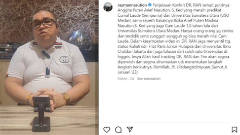 Wanti Wanti Hotman Paris Razman Nasution Jangankan Di Dunia Di