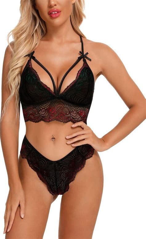 Rslove Lingerie Set For Women Sexy Bra And Panty Set Piece Lace