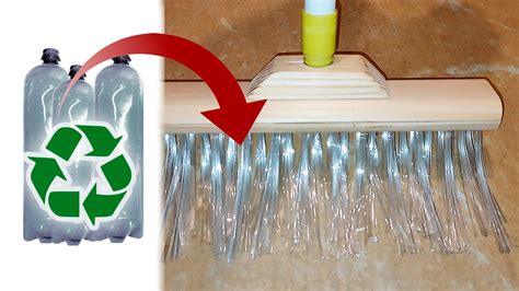 Escoba de botellas de plástico Como hacer una escoba Vassoura de