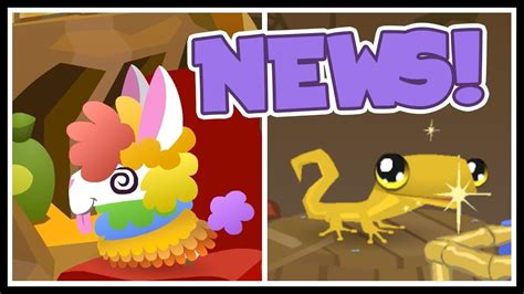 Animal Jam News Rainbow Llamas And Golden Geckos Animal Jam