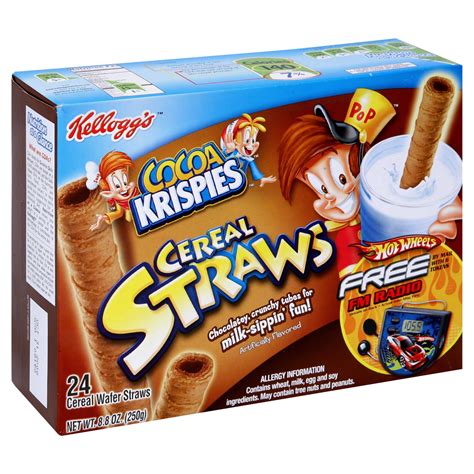 Kellogg's Cocoa Krispies Cereal Straws, 24 straws [8.8 oz (250 g)] - Food & Grocery - Breakfast ...