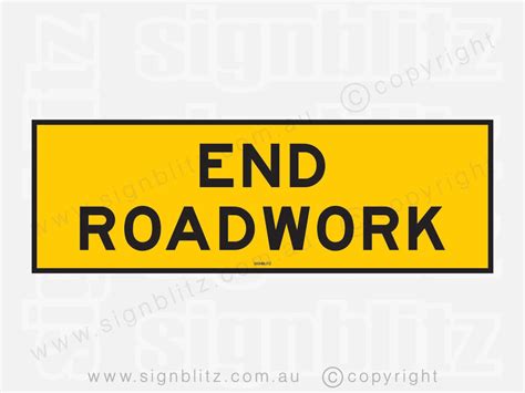 roadwork signage signblitz