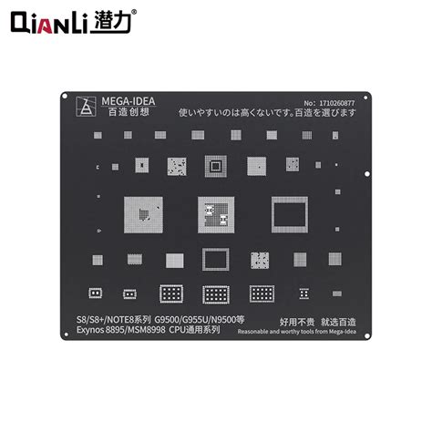 Qianli Kit De Plantillas De Reballing Bga Para Samsung S S Note S