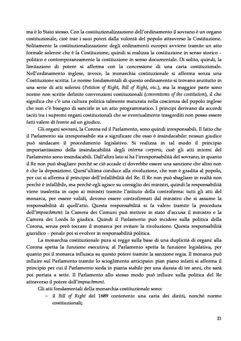 Diritto Costituzionale Italiano E Comparato Appunti