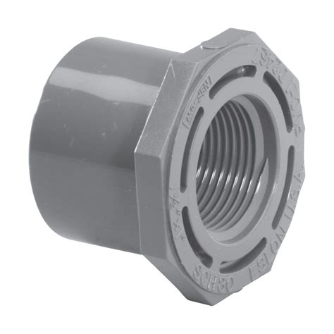 X Reducing Bushing Spigot X Fipt Pvc Schedule