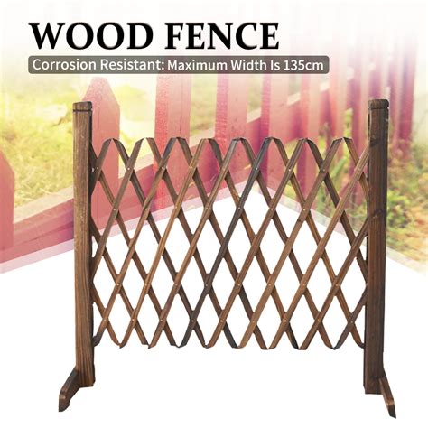 Expanding Wooden Garden Wall Fence Panel Plant Climb Trellis Partition Decorative Garden Fence