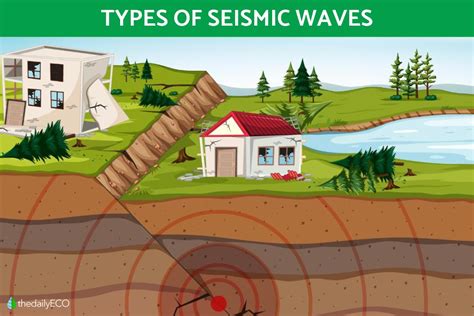 Types of Seismic Waves - P, S and Surface Waves Characteristics