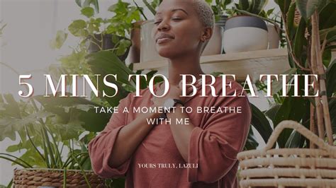 5 Min Guided Meditation Take A Moment To Breathe With Me YouTube