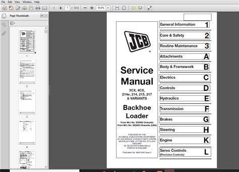 Parts Book Jcb 3cx Jacksonvsera