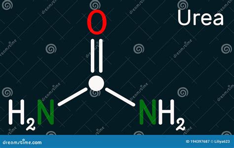 Urea Carbamide Molecule It Is A Nitrogenous Compound Containing A