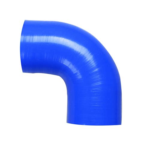 2 Inch 51mm Silicone 90 Degree Elbow Hose Pipe Turbo Intercooler Blue Ebay