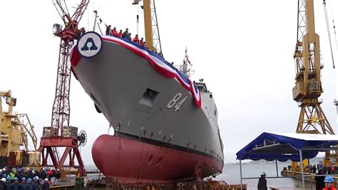 Lanzamiento Al Mar Del Patrullero Opv Cabo Odger Youtube