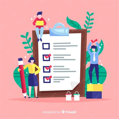 Free Vector Giant Checklist