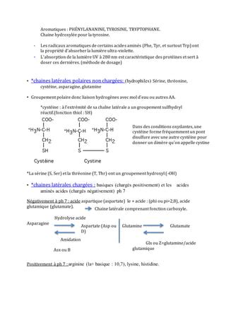 Proteines Fiche Pdf