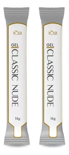 Kit 2 Sachês Gel Classic Nude Refil Alongamento 14g Vlia MercadoLivre