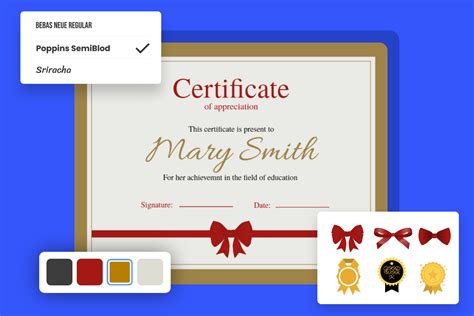 Design Certificate of Appreciation with Free Certificate Templates | Fotor