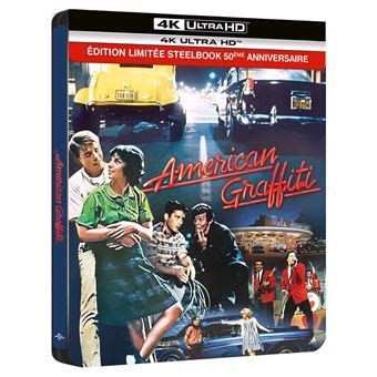 American Graffiti 50th Anniversary Edition Steelbook Blu Ray 4K Ultra