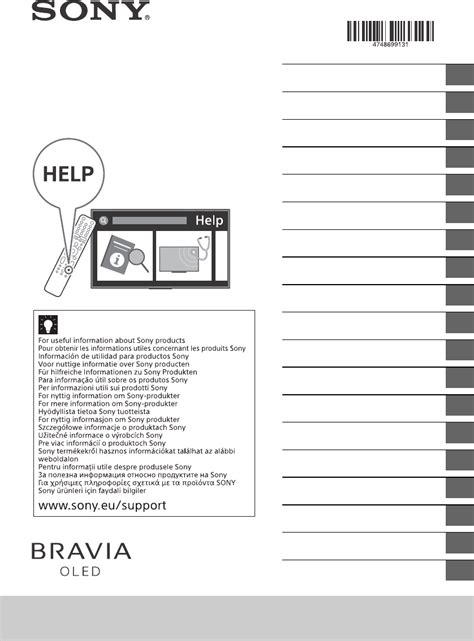Manual Sony Kd 55ag9 Page 1 Of 272 All Languages