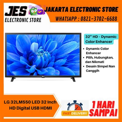 Jual LG 32LM550 LED TV 32 Inch HD Digital USB HDMI Model 32LM550BPTA