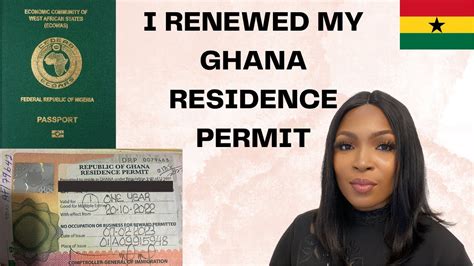 HOW I GOT MY RESIDENCE PERMIT RENEWED IN GHANA WHAT HAPPENED TO ME AT