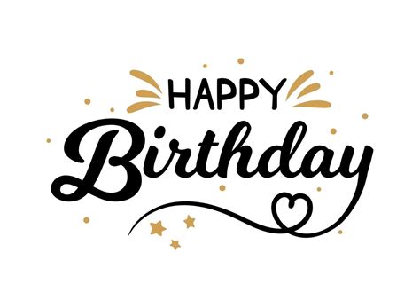 Happy Birthday Lettering 2125437 Vector Art At Vecteezy