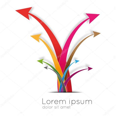 Colorful Arrows Stock Vector By Applicant