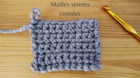 Point Au Crochet Point Mailles Serr Es Crois Es Le On Youtube