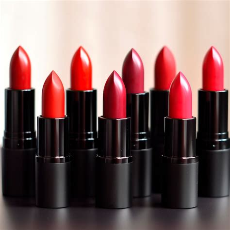 Premium Photo | Image of lipstick set in a variety of reds