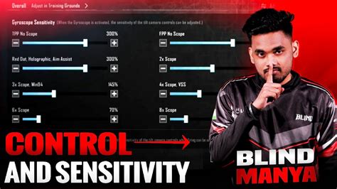 BGIS New Blind Manya Sensitivity Settings Blind Manya New Control