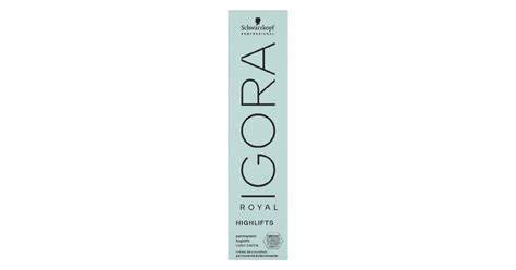 Schwarzkopf Professional Igora Royal Highlifts Cream Hair Color Ml Ultra Blonde Beige