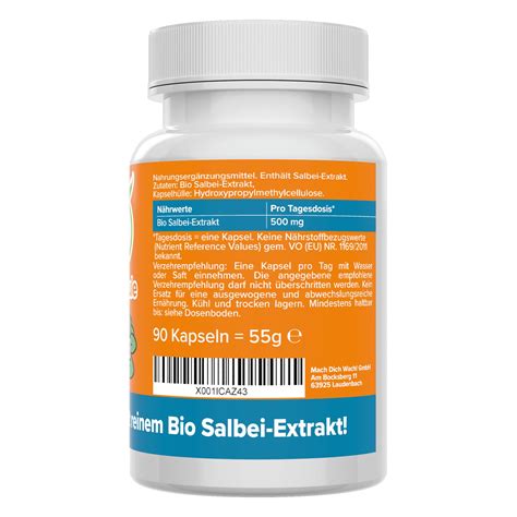 Bio Salbei Kapseln Vitamineule St Shop Apotheke