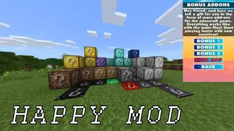 Download Happy Mod For Minecraft android on PC