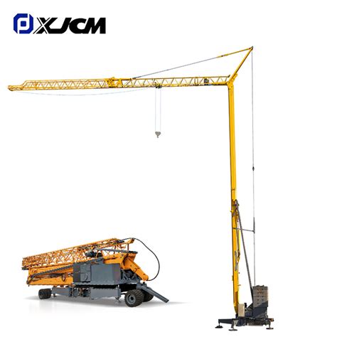 Xjcm Mini Crane Lifting Self Erecting Mobile Mini Travelling Tower