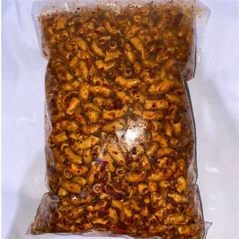 Jual MAKARONI BANTET PEDAS DAUN JERUK 1KG 6 RASA MISTER BANTET SNACK